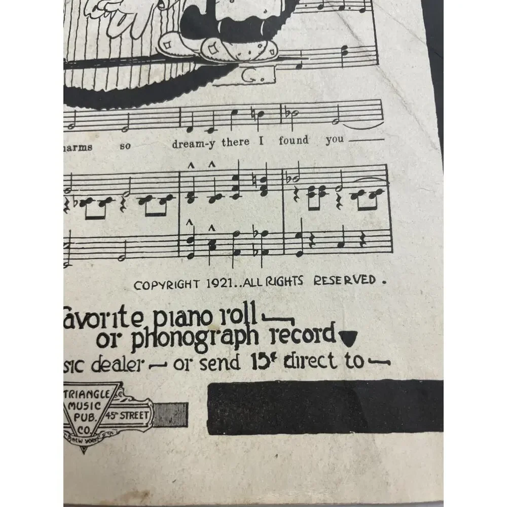 Vintage I Ain't Afraid Of Nuthin' Dat's Alive by Al Bernard Sheet Music Cover
